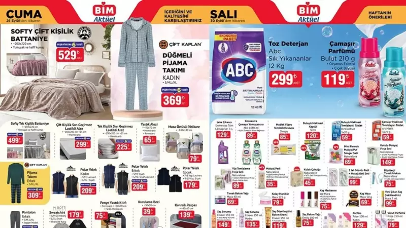 BİM'de Bu Cuma Fırtınası: Battaniyeden Deterjana İndirim Şöleni Başlıyor!