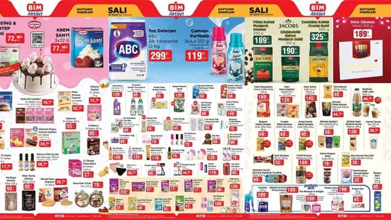 BİM'den Ekim Ayına Damga Vuracak Aktüel Ürünler! Pastadan Deterjana Ev Şenlik