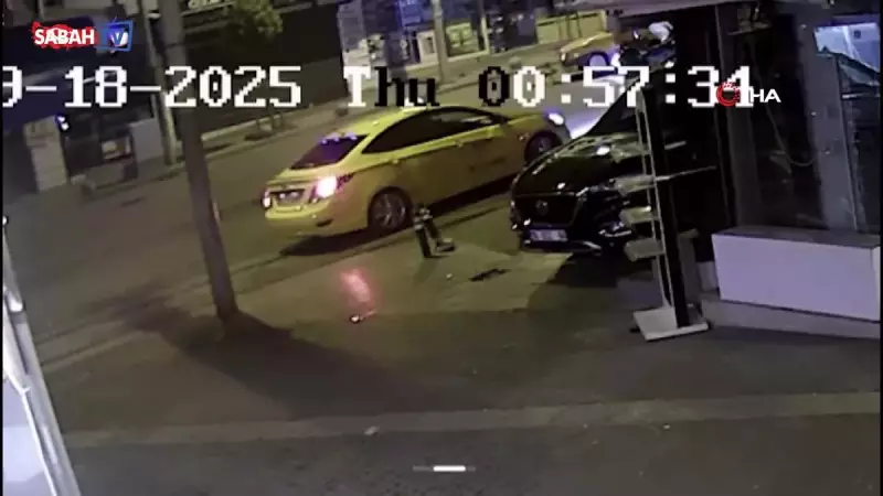 Bursa'da Dehşet Anları: Drift Yapan Araç, Motosikleti Havaya Uçurdu!