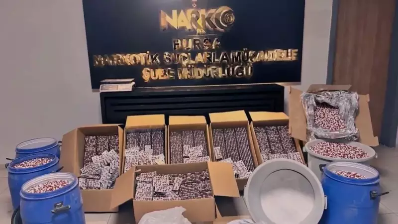 Bursa'da Dev Uyuşturucu Operasyonu: 300 Bin Hapla Büyük Darbe!