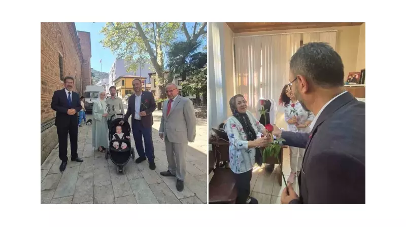 Bursa'da Mevlid Kandili'ne Gül Gibi Kutlama: Cami Cemaate Doldu Taştı!