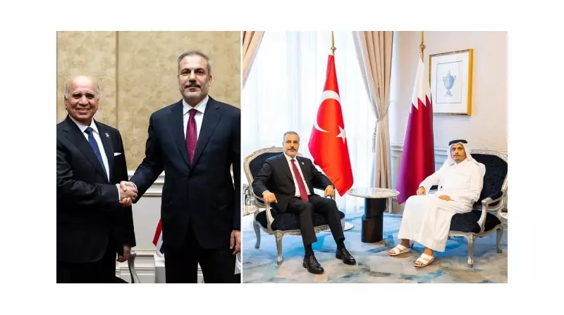 Doha'da Diplomasi Fırtınası: Bakan Fidan, Dört Ülkenin Dışişleri Bakanıyla Kritik Görüşmeler Gerçekleştirdi!