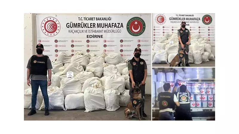 Edirne'de Dev Operasyon: 8 Ayda 7 Milyar Liralık Uyuşturucu ve Kaçak Eskiaya Ele Geçirildi!