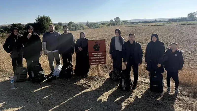 Edirne'de Gece Operasyonu: 18 Kaçak Göçmen Yakalandı!