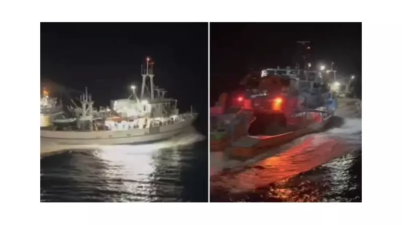 Ege'de Göz Göze Geldiler! Türk Balıkçılar, Yunan Teknelerini Püskürttü