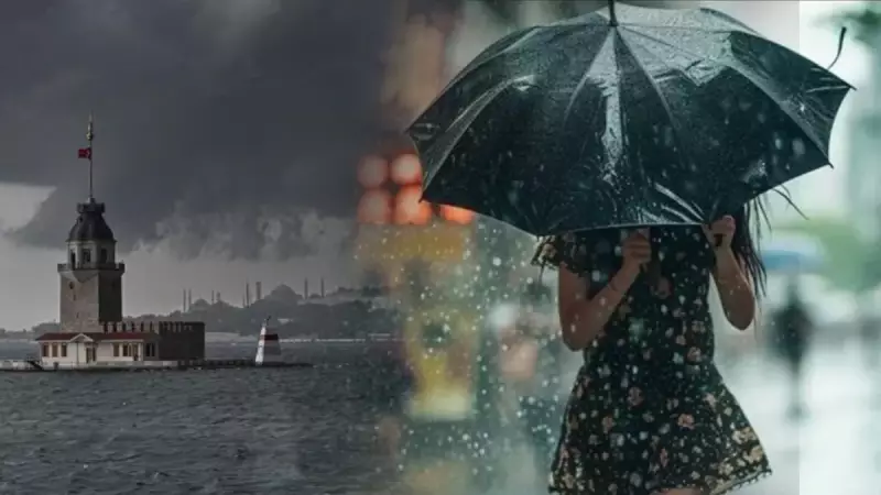Şemsiyeniz Hazır mı? Meteoroloji 24 İl İçin Kuvvetli Sağanak ve Fırtına Uyarısı Yaptı!