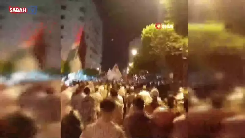 Fas'ta Filistin İçin Dev Destan: Binlerce Kişi Kudüs'e Özgürlük Yürüdü!