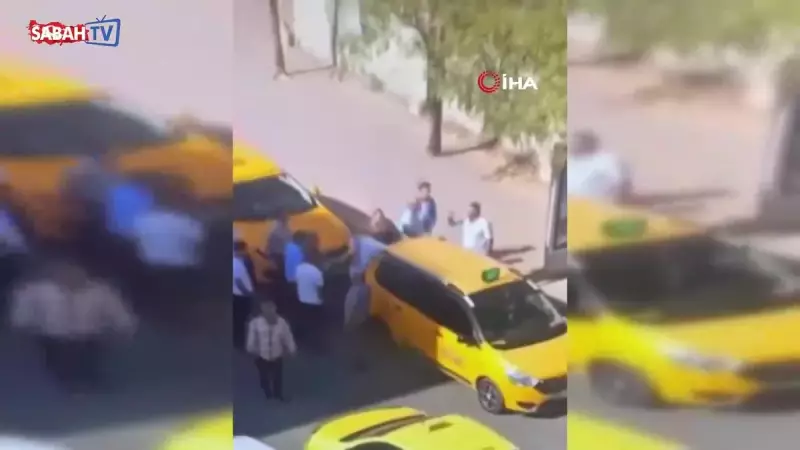 Gaziantep'te Taksiciler Arasında Kan Donduran Kavga! 4 Kişi Tutuklandı