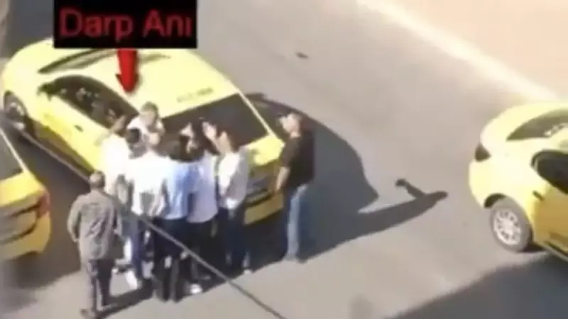 Gaziantep'te Taksiciler Arasında Kan Donduran Kavga: Müşteri Yüzünden Meydan Dayağı!