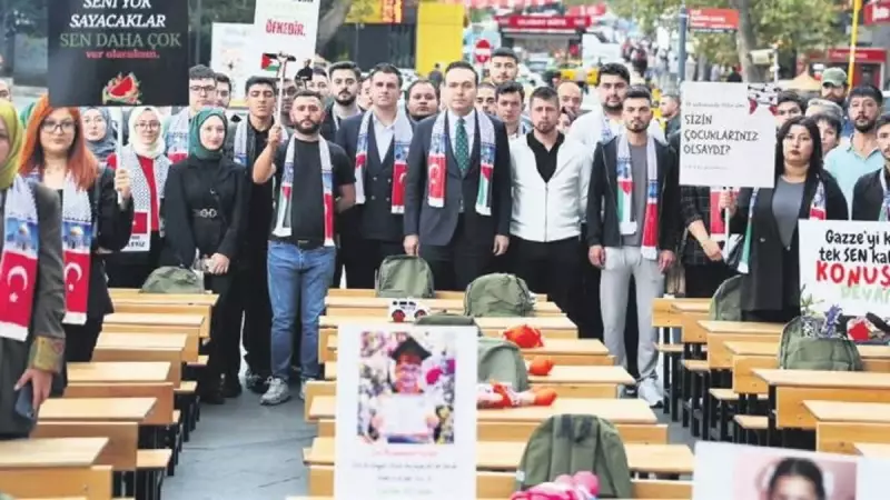 Gazze'deki Çocuklar İçin Sessiz Çığlık: Dünya Genelinde 'Boş Sıralar' Eylemi