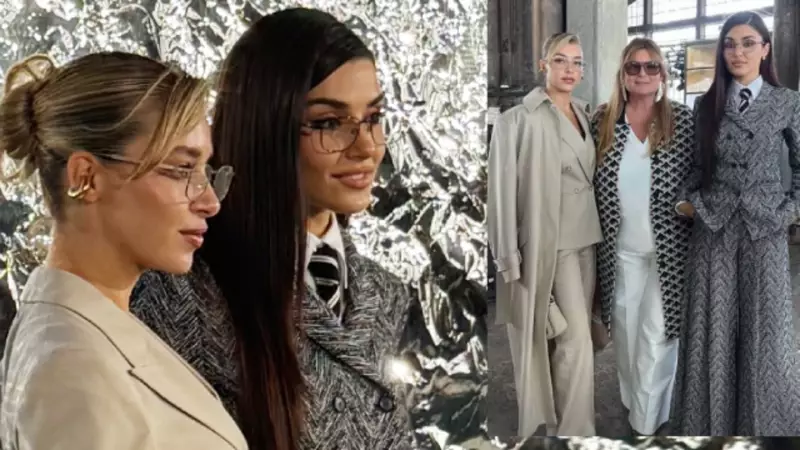 Hande Erçel ve Gamze Erçel Milano'da Moda Fırtınası Esti! İtalyan Başkentinde Unutulmaz Anlar