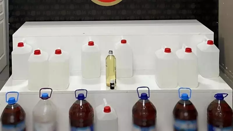 Isparta'da Kaçak Alkole Büyük Darbe! Litrelerce El Konuldu