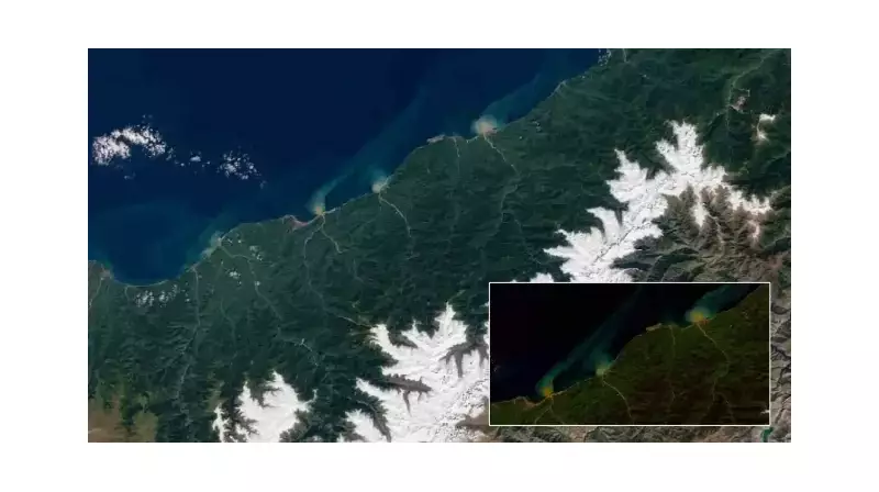 Karadeniz'de Sel Felaketi: Uydu Görüntüleri Dehşet Verici Manzarayı Ortaya Koydu!