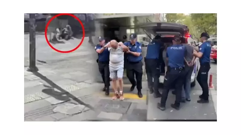 Kars'ta Dehşet Anları: Yaya Geçidinde Kadına Vahşice Saldıran 2 Kişi Yakayı Ele Verdi!