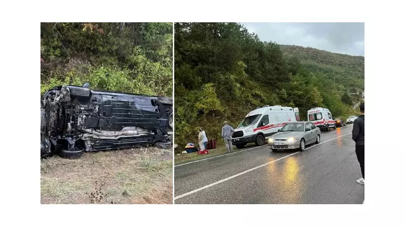 Kastamonu'da Feci Kaza: Araç Takla Attı, Yaralılar Var!