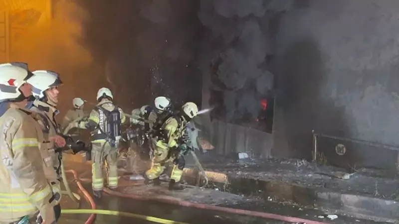 Kağıthane'de 5 Katlı Bina Alev Alev: Yangın Korku Dolu Anlar Yaşattı!