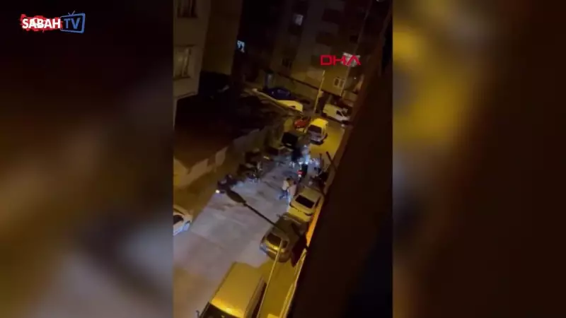 Kağıthane'de Dehşet Anları! Kavga Çıkan Gruba Gençten Şaşırtan Tepki: 'Anne, Yürü Eve!'