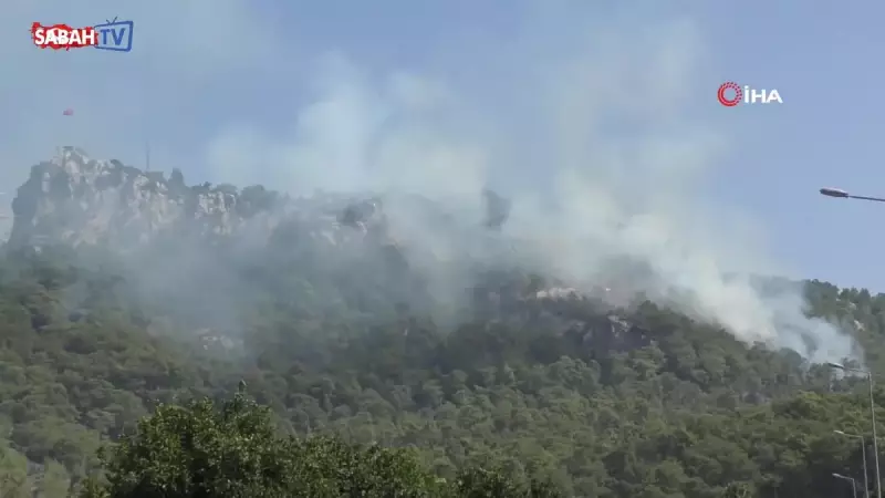 Kemer'deki Orman Yangınına Havadan ve Karadan Büyük Mücadele! İşte Detaylar