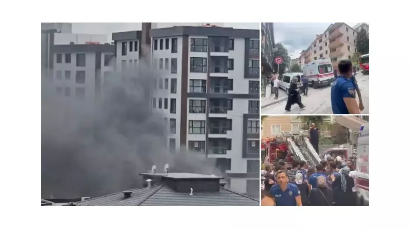 Küçükçekmece'de 5 Katlı Binada Çıkan Yangında 1 Kişi Hayatını Kaybetti!