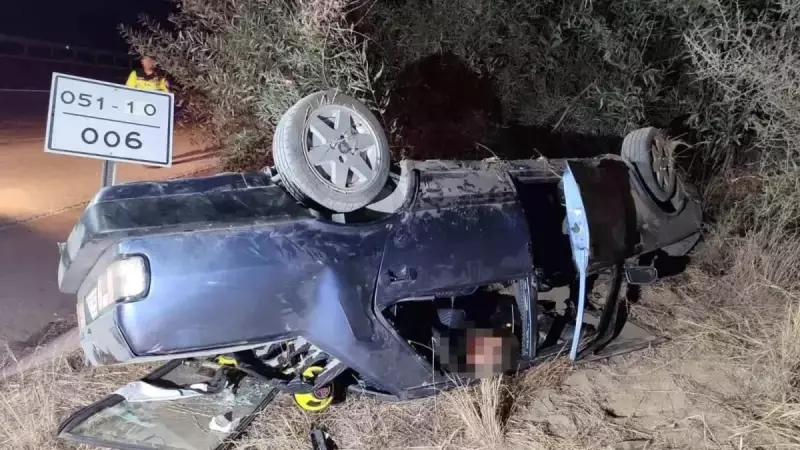 Konya'da Feci Kaza: Otomobil Takla Attı, 1 Kişi Hayatını Kaybetti