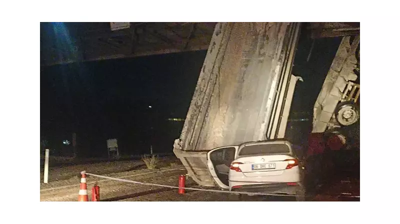 Korkunç Kaza: Açık Damperli Kamyona Sürücü Fark Etmedi! 1 Ölü, 3 Yaralı