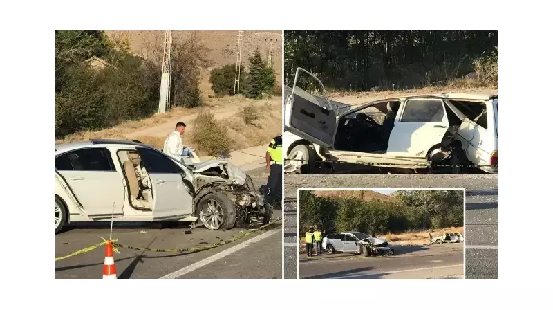 Korkunç Kaza! İki Araç Kafa Kafaya Çarpıştı: Ölü ve Yaralılar Var