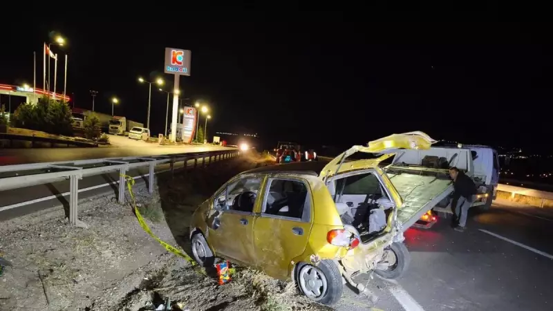 Kırıkkale'de Feci Trafik Kazası: Otomobil Takla Attı, 1 Kişi Hayatını Kaybetti