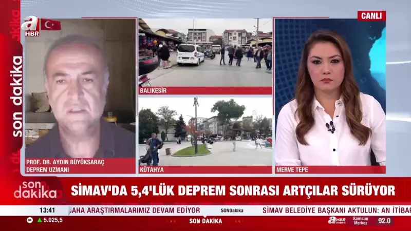 Kütahya'da Yer Sarsıldı: Simav'da 5.4 Büyüklüğünde Deprem ve Artçılar Ne Demek?