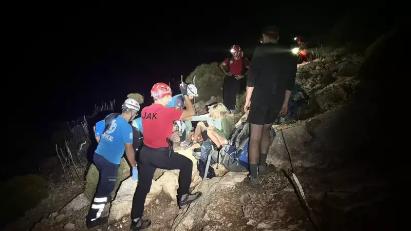 Likya Yolu'nda Yaşanan Heyecan Dolu Kurtarma Operasyonu: Alman Turistler de Kurtarıldı!