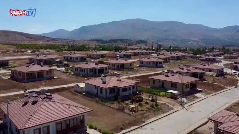 Malatya'da Deprem Sonrası Yeniden Doğuş: Köy Evleri ve Binalar Tamamlandı!