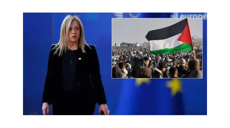 Meloni'nin Filistin Açıklaması Bomba Etkisi Yaptı: 'Tanıma Koşulumuz' Dedi, Tepkiler Sel Oldu!
