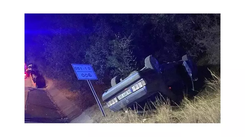 Mersin'de Feci Kaza: Otomobil Takla Attı, 1 Kişi Hayatını Kaybetti