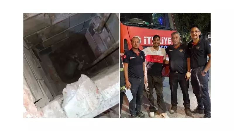 Metrelerce Havalandırma Boşluğuna Düşen Gençten İnanılmaz Kurtuluş Hikayesi!