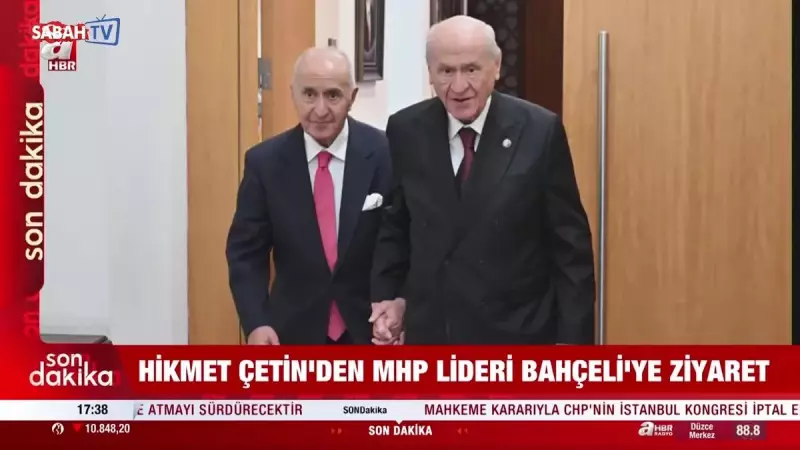 MHP Lideri Bahçeli'den Kritik Hikmet Çetin Görüşmesi: Siyasetin Nabzı Ankara'da Atıyor