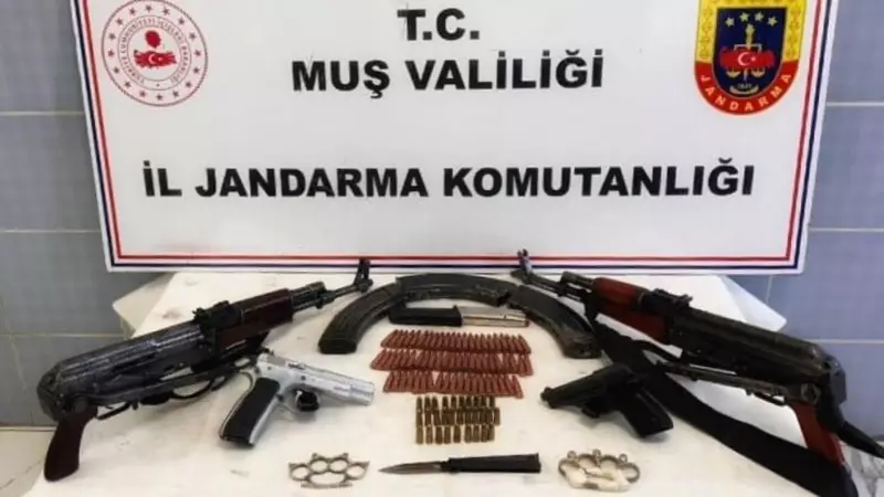 Muş'ta Kritik Operasyon: Terör Örgütüne Ağır Darbe! Silah ve Mühimmat Ele Geçirildi