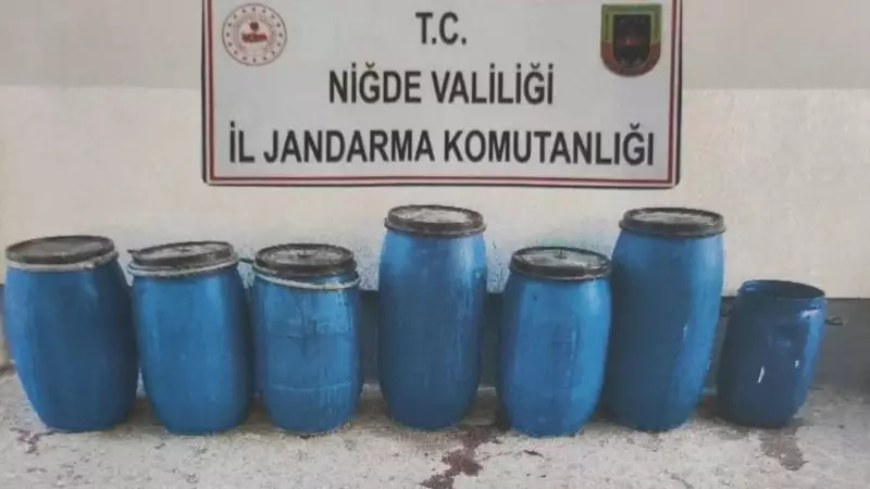 Niğde'de Kaçak İçki Operasyonu: 2 Bin 500 Litre Ele Geçirildi!