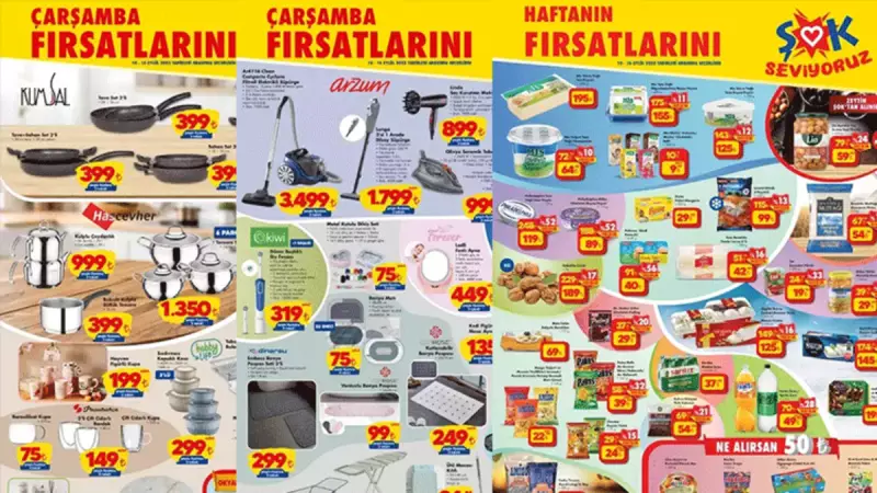 Şok Fiyatlar Geri Döndü! 10-16 Eylül'de Peynirden Deterjana, Buharlı Temizlik Makinesinden Tencere Setlerine İnanılmaz İndirimler