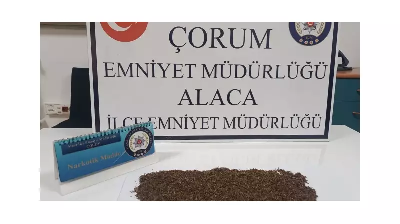 Çorum'da Narkotik Operasyonu: 3 Şüphelinin Üzerinde Uyuşturucu Ele Geçirildi!