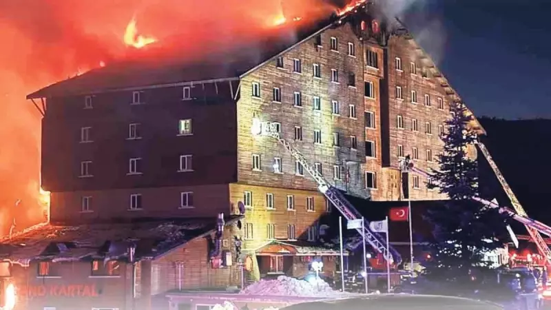 Otel Sahibinden Skandal Savunma: 'Yangın Çıktı, Biz de Kaçtık!'