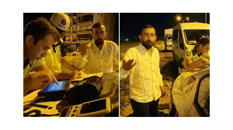 Promili Sürücü Polise Karşı Çıktı, Gazeteciye Tepki Gösterdi: Ehliyetine El Konuldu!