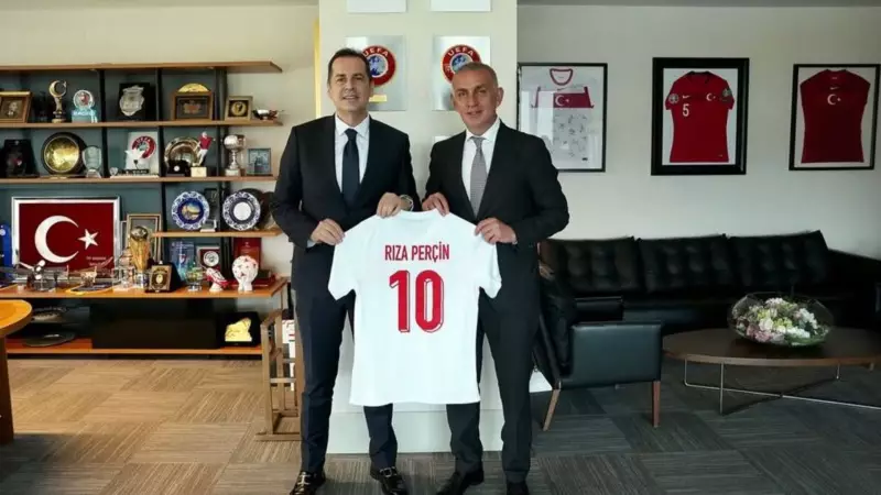 Rıza Percin'den İbrahim Hacıosmanoğlu'na Sürpriz Ziyaret: Spor Dünyasında Floş Görüşme