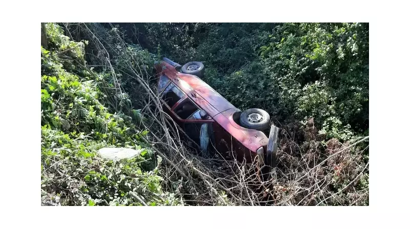 Sakarya'da Feci Kaza: Otomobil Şarampole Devrildi, Aynı Aileden 5 Kişi Yaralandı!