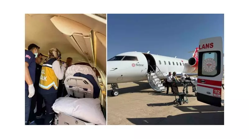 Siirt'ten İstanbul'a Acil Hava Köprüsü! Kritik Hastaya Ambulans Uçakla Nakil