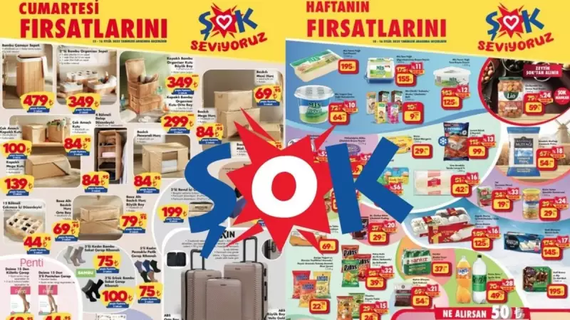 SOK Aktüel 13-16 Eylül Kataloğu Yayında! Çamaşır Sepeti, Valiz, Hürç ve Şemsiye Gibi Ürünlerde İnanılmaz Fırsatlar