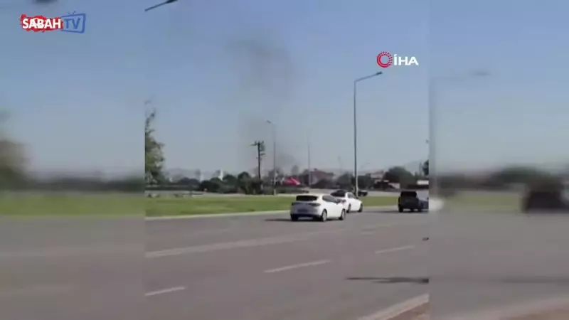 Sürücünün Akıl Almaz Manevrası: Anayolda Geri Geri Giderek Kaza Yaptı ve Kaçtı!