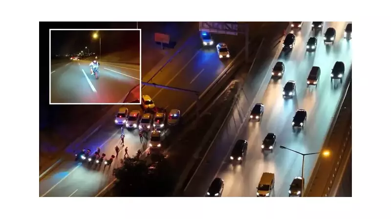 İstanbul'da Trafiği Felç Eden 17 Motosikletliye Ağır Operasyon!