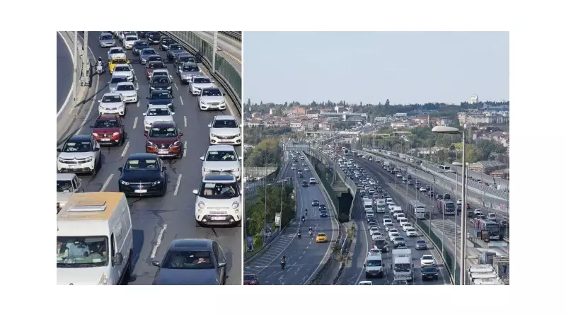 İstanbul'da Trafik Yine Felç! Yoğunluk Yüzde 72'ye Ulaştı - Sürücüler Çileden Çıktı