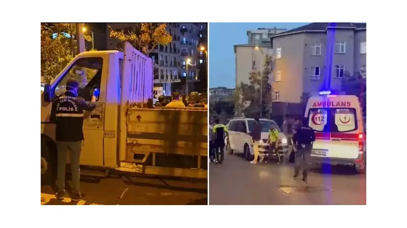 Sultanbeyli'de Korkunç Silahlı Saldırı: Kamyonetin Camları Paramparça, Şoför Ağır Yaralı!