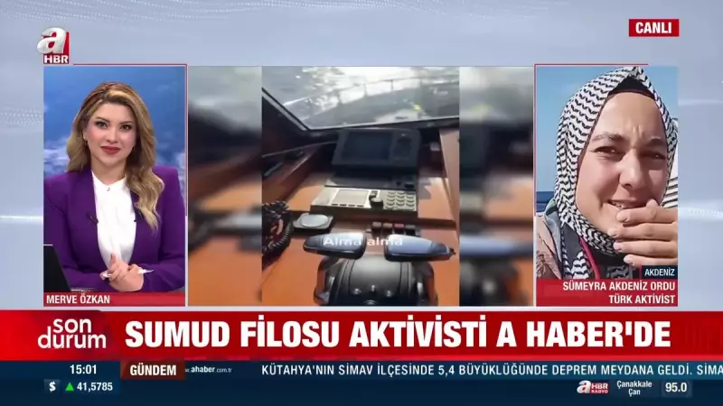 Sumud Aktivisti A Haber'de Konuştu: İsrail'de Yaşanan Tahliye Sürecinin Perde Arkası