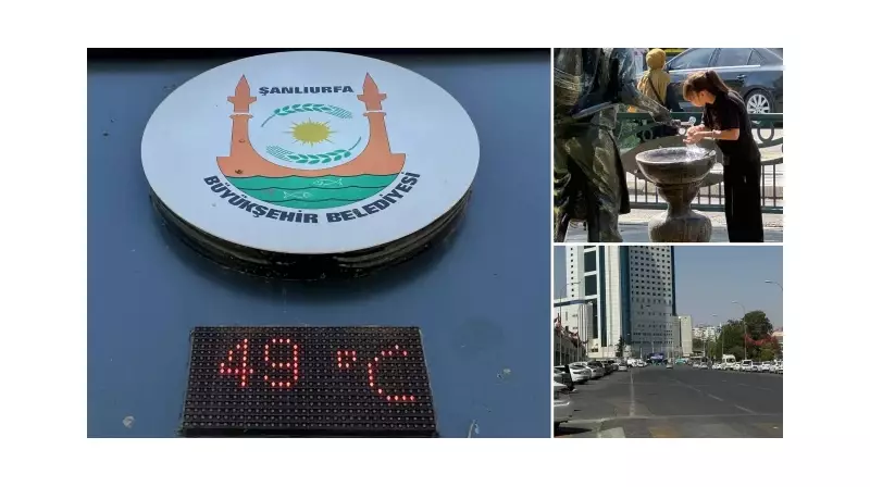 Termometreler 49 Dereceyi Gösterdi! Şanlıurfa'da Hayat Felç Oldu